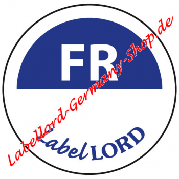 Labellord Tagesfarbpunkt Freitag Flushlabel